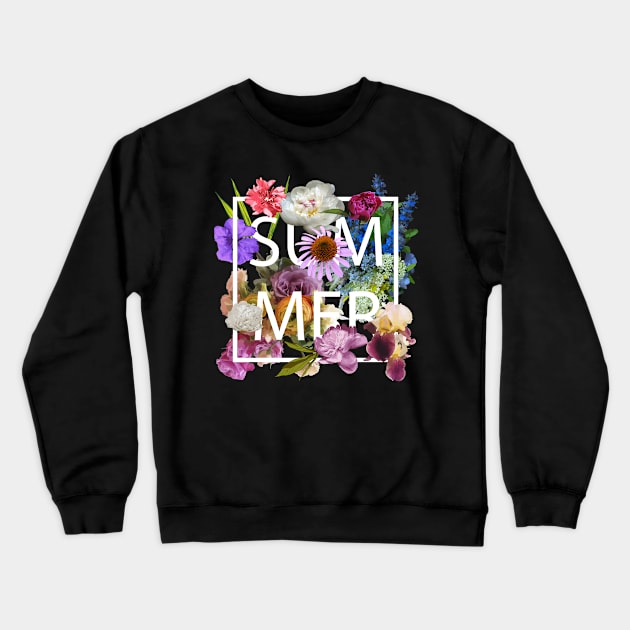 Flowers #025 Crewneck Sweatshirt by Olga Berlet